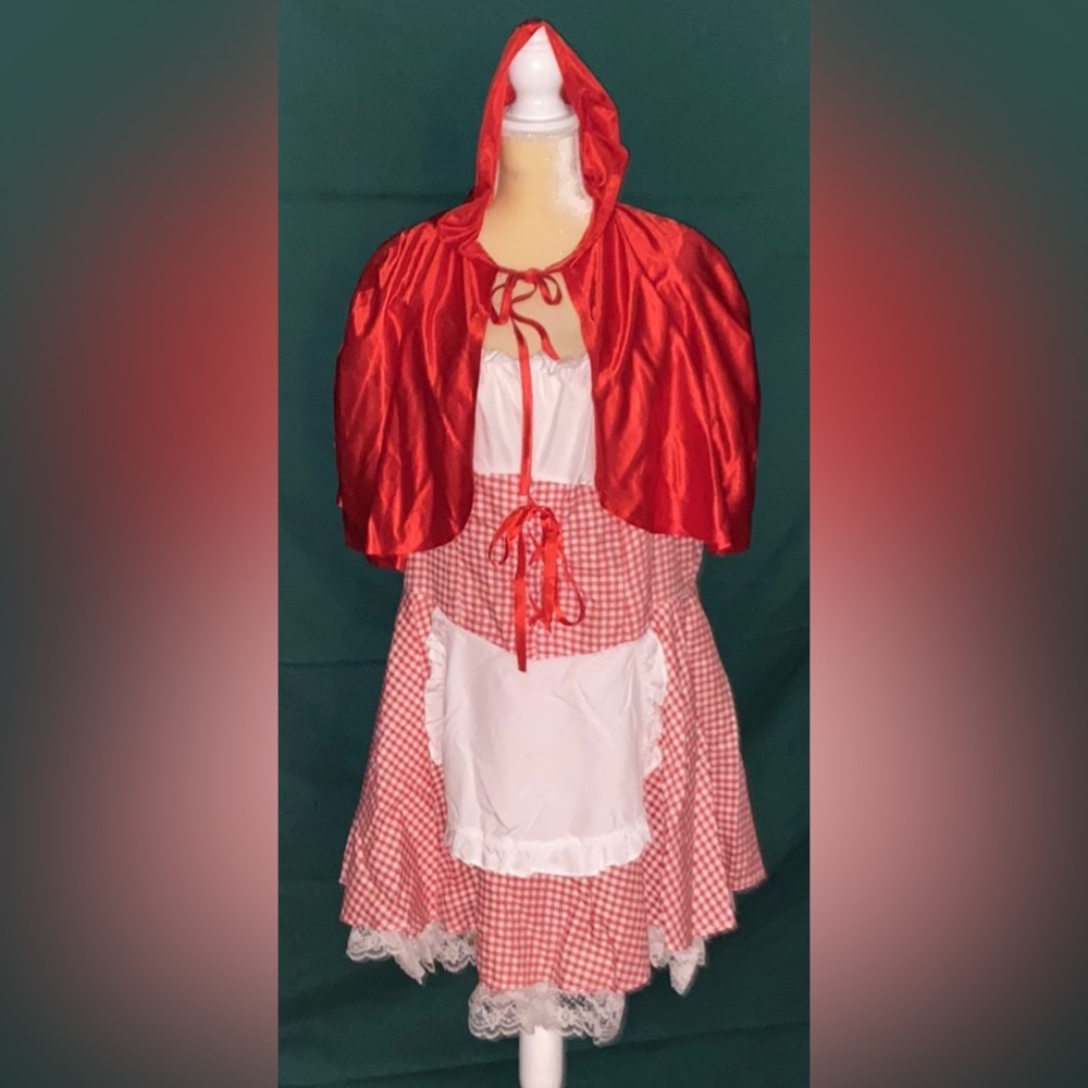 🎃 Halloween Costume Sexy Miss Red Riding Hood 🧺 🐺 Size 2X/3X